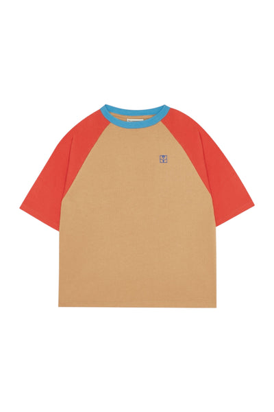 T-shirt color block multicolor per bambino The Campamento TC-SS26-06 CAMEL 