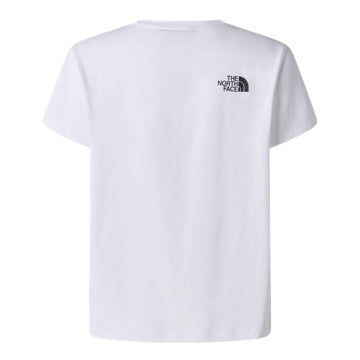 T-shirt bianca con logo per bambini The North Face NF0A8G1UFN4 FN41 
