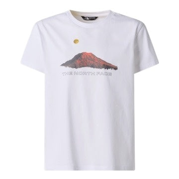 T-shirt bianca con logo per bambini The North Face NF0A8G1UFN4 FN41 