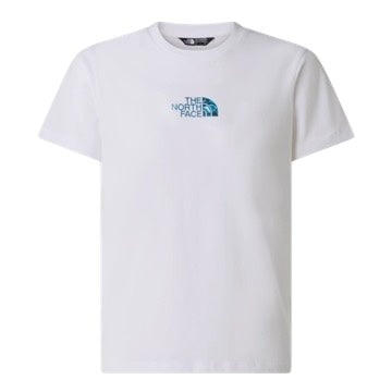 T-shirt bianca con logo per bambini The North Face NF0A8G1WFN4 FN41 
