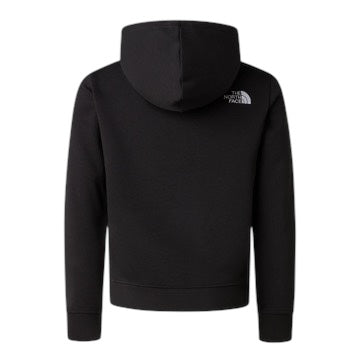 Felpa nera con logo per bambini The North Face NF0A8GR8JK3 JK31 