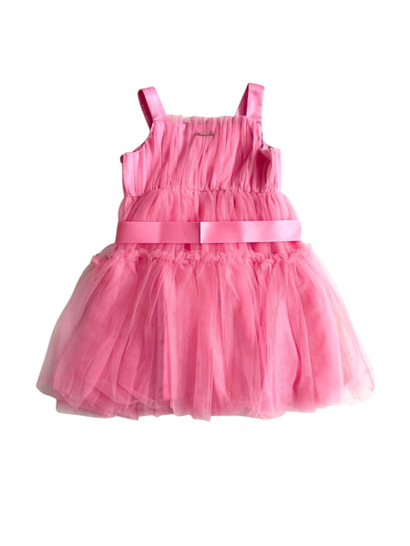 Abito in tulle fucsia per  neonata e bambina Twin set 261GB2131 07207 