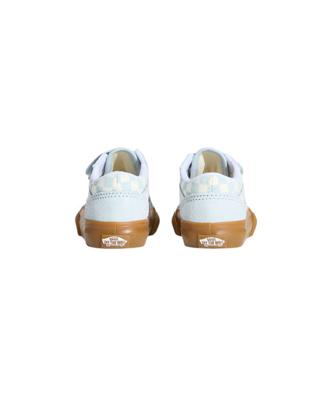 Sneakers Old Skool azzurra per neonati e bambini Vans VN000CTGFOA1 GUM CHECK 