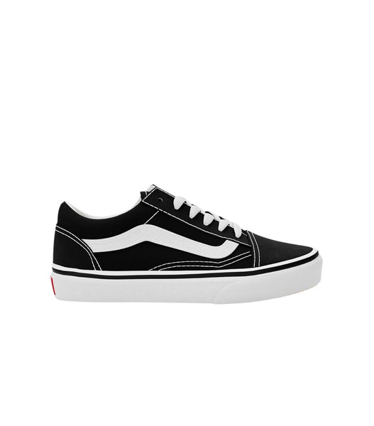 Sneakers nera con logo per bambini Vans VN000D2VY281 BLACK/WHITE 