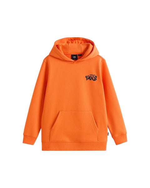 Felpa arancione con logo per bambino Vans VN000VY6FLM1 FLAME 