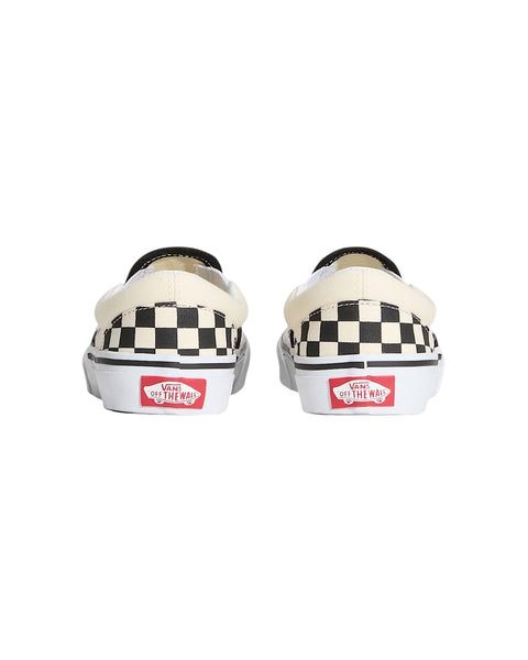Classic Slip-On bianca e nera per bambini Vans VN000ZBUEO11 BLACK/WHITE 