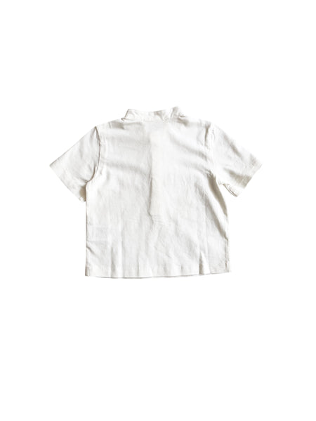 T-shirt serafino panna per neonato Zhoe & Tobiah JJJ11 1 