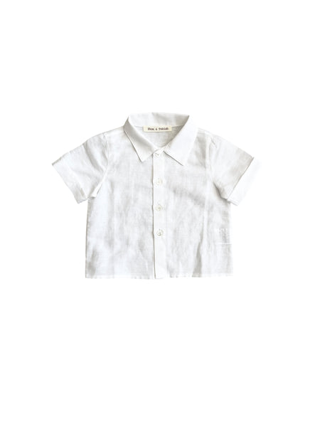 Camicia bianca per neonato Zhoe & Tobiah NEN1 1 