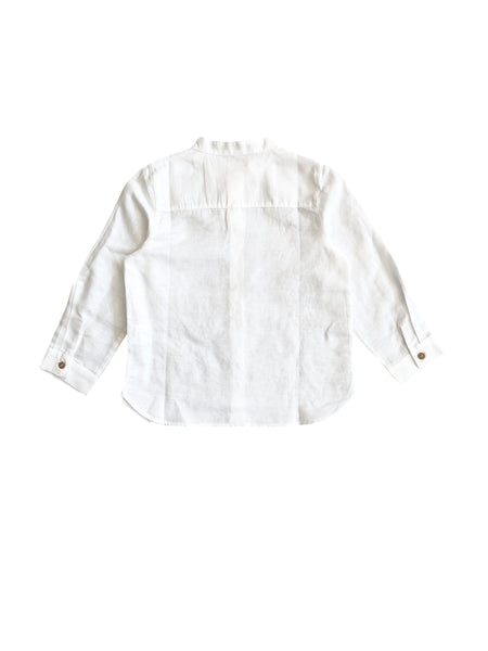 Camicia bianca per neonato e bambino Zhoe & Tobiah NEN2 1 