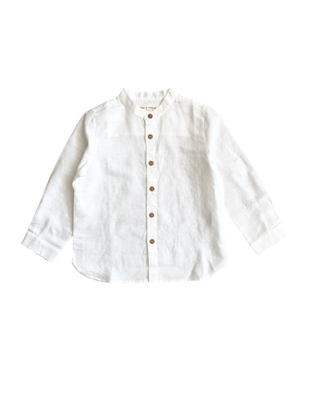 Camicia bianca per neonato e bambino Zhoe & Tobiah NEN2 1 
