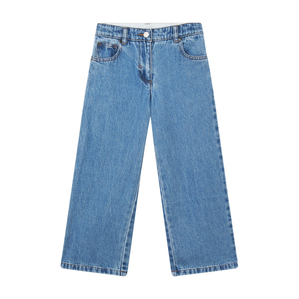 Jeans in denim blu per bambina