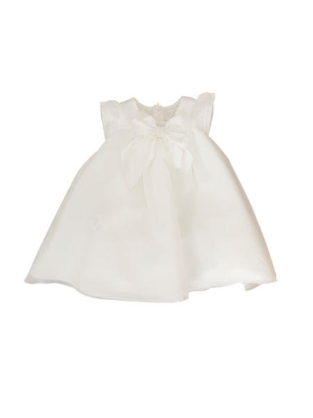 Abito in georgette latte per neonata Maperò PC05228 PANNA 