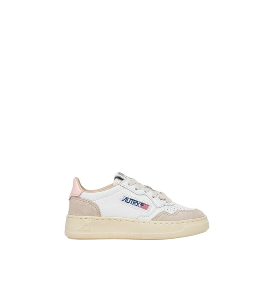 Sneakers in pelle e suede con dettaglio rasa per bambina Autry KULK FS05 