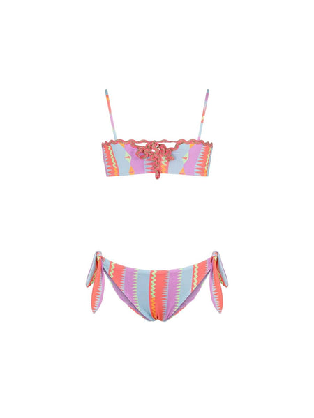 Bikini multicolor per bambina F**K FJ26-SG0331X24 FANT 