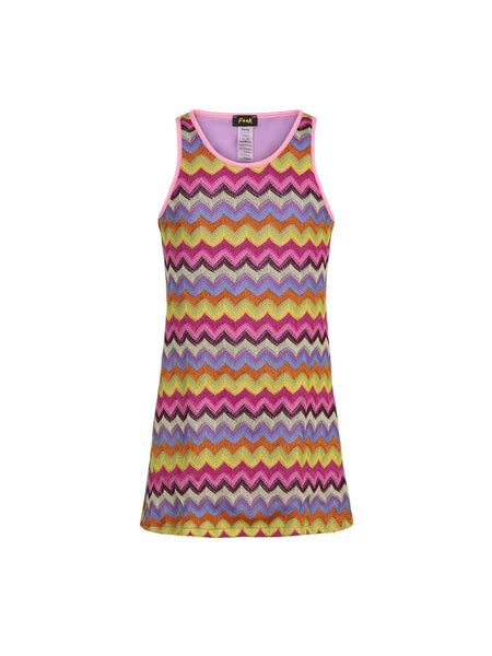 Abito a fantasia multicolor per bambina F**K FJ26-SG0616MC MULT 