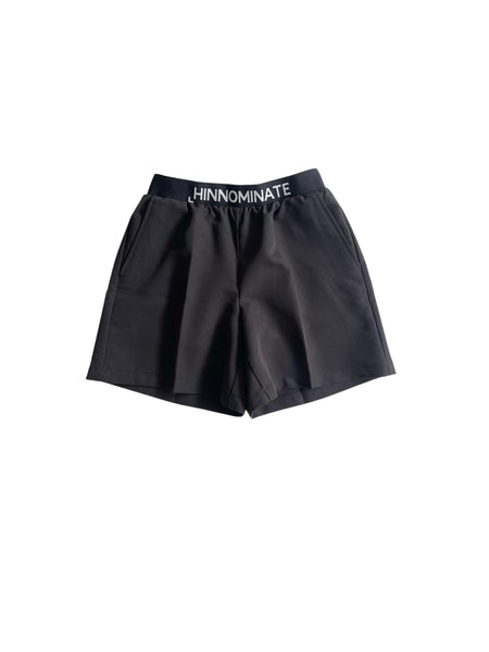 Shorts nero con logo per bambina Hinnominate 3646S00372 BLACK 