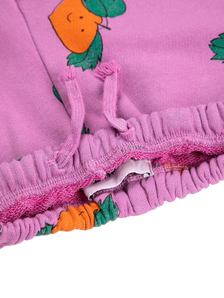 Pantalone in felpa fucsia scuro con stampa all over  per neonata Bobo Choses B126AB071 UNI 