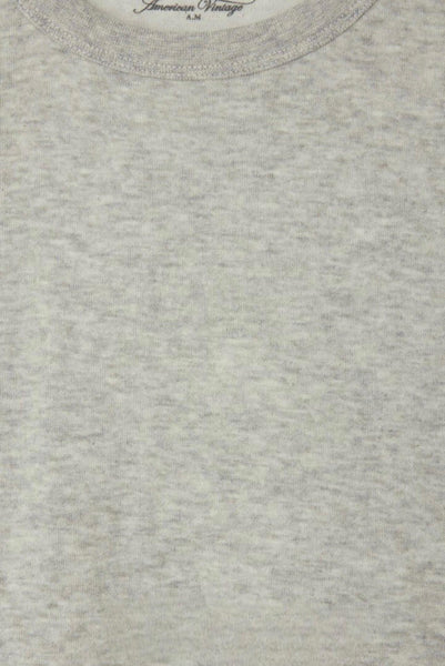 T-shirt grigio chiaro per neonati e bambini American Vintage KRUZ02A GRIS CLAIR 