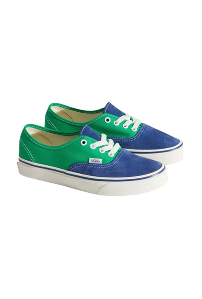 Sneakers Authentic verde e blu per bambini Vans VN000EHHNVY1 PRMY NAVY 