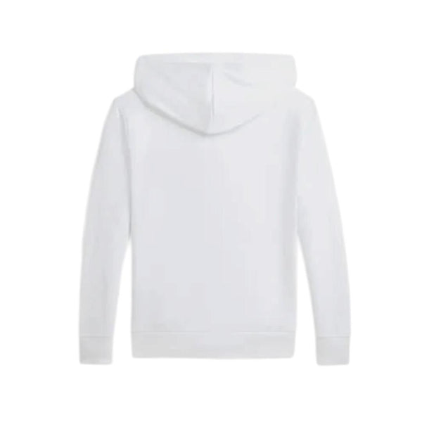 Felpa bianca aperta con logo per neonato e bambino Ralph Lauren Kids 322964134001 WHITE 