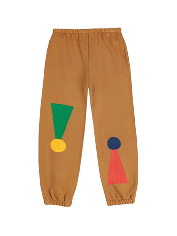 Pantalone in felpa biscotto con stampa per neonati e bambini Bobo Choses B225AC068 UNI 