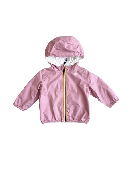 Giubbino reversibile glicine e bianco per neonata K-WAY K2123IW C56 