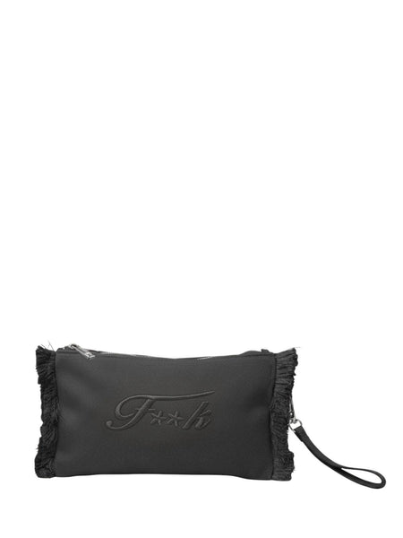 Pochette nera con logo F**K FA26-SW0115BK BLACK 