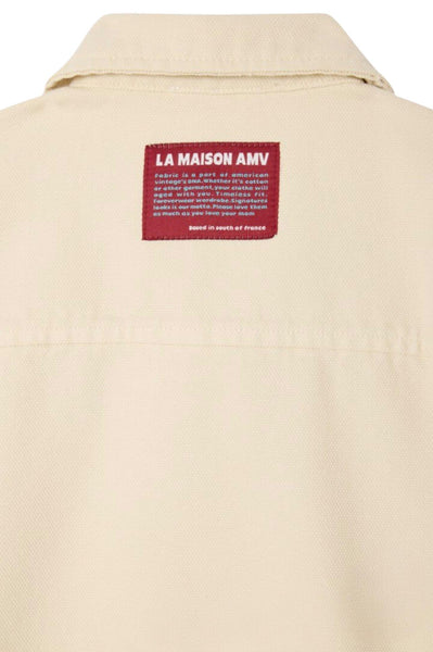 Camicia ecru per neonato e bambino American Vintage KLYC06A ECRU 