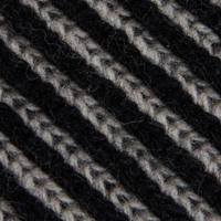 Maglia nera in lana a coste con rotture per bambini MM6 Maison Margiela M60881 M6C39 