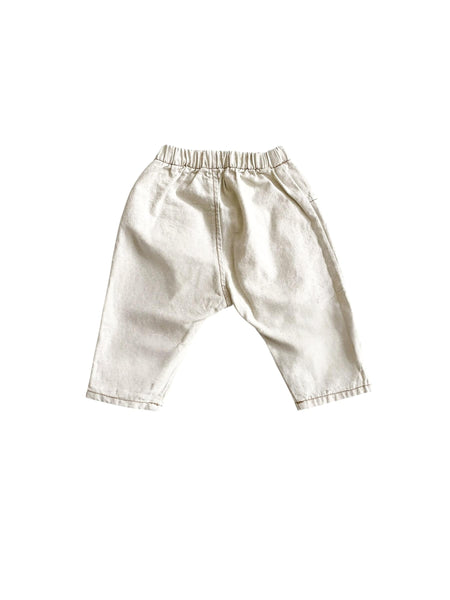 Pantalone beige per neonato Snug 933AV6S023F72 0002 