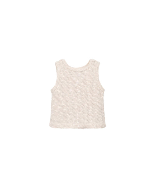 Top in maglia beige per bambina Play up 4AS11150 P0088 