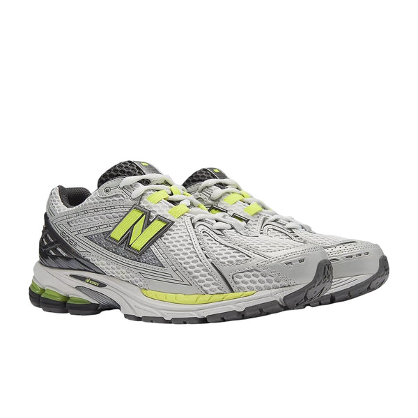 Sneakers 1906 grigia con dettagli fluo per bambini New Balance G1906 6PA 