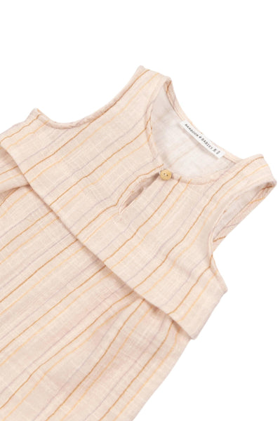 Tuta rosa con righe multicolor per neonata Bamboom 1120TE00070 STRIPE PINK 
