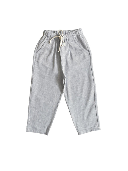 Pantalone a righe blu per neonatao e bambino Babe & Tess 04.618007 123 