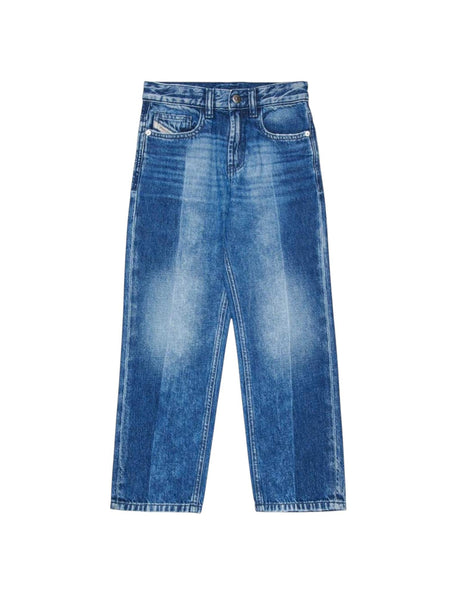 Jeans in denim blu per bambini Diesel J02344 KXBSS K01 