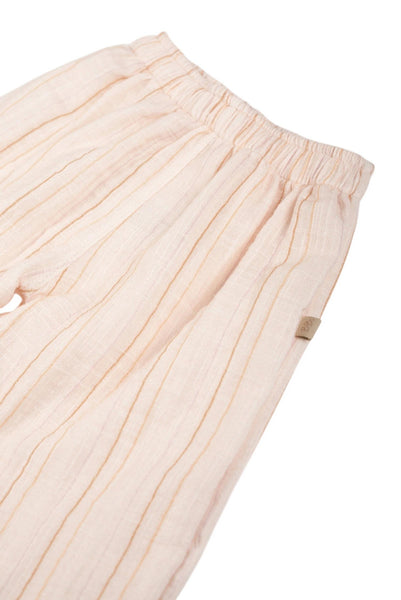 Pantalone rosa a righe multicolor per neonata Bamboom 1138TE00070 STRIPE PINK 