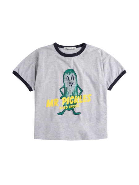 T-shirt grigia con stampa per neonato e bambino Bobo Choses B126AC018 UNI 