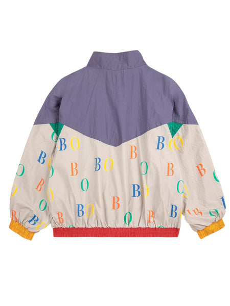 Giubbino in tessuto tecnico color block per neonati e bambini Bobo Choses B225AC139 UNI 