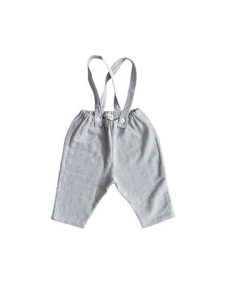 Salopette a righe blu per neonato Babe & Tess 18.618148 123 