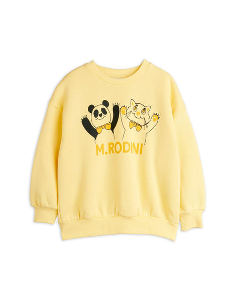 Felpa gialla con stampa per neonati e bambini Mini Rodini 2572013623 YELLOW 