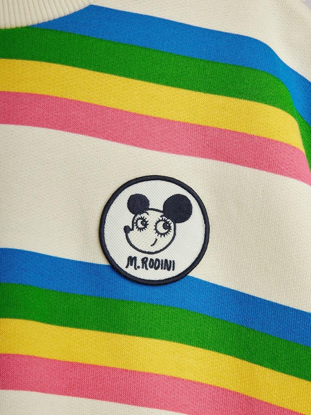 Felpa a righe multicolor per neonati e bambini Mini Rodini 2622014200 MULTI 