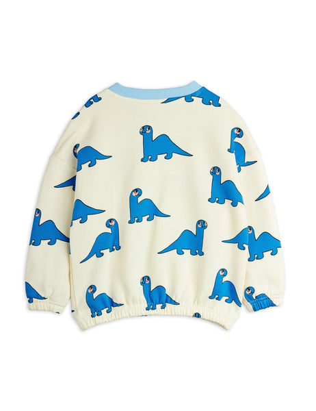 Felpa panna con stampa all over per neonati e bambini Mini Rodini 2572011411 OFFWHITE 