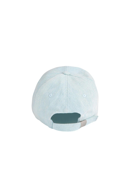 Cappello in denim chiaro con ricamo per neonati e bambini Bobo Choses B126AI013 UNI 