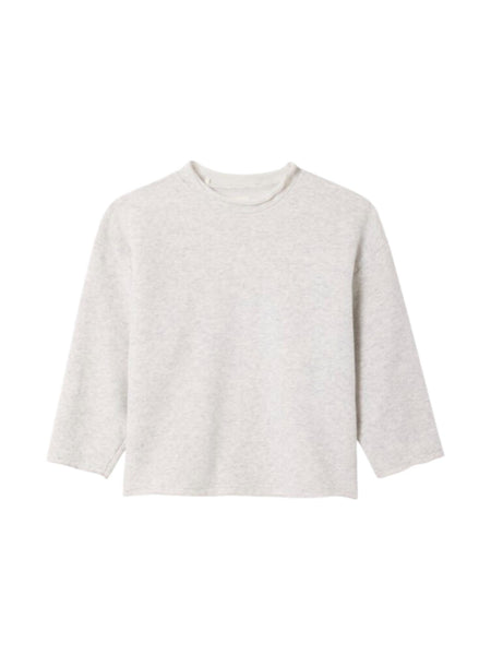 Felpa grigio chiaro per neonati e bambini American Vintage KATU03C ARCTIQUE CHINE 