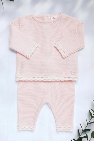 Set in maglia rosa per neonata Tartine et Chocolat CC36000-30 ROSEE 