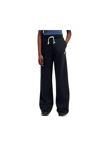 Pantalone in felpa nero per bambina New Balance LAKG0216 BK 