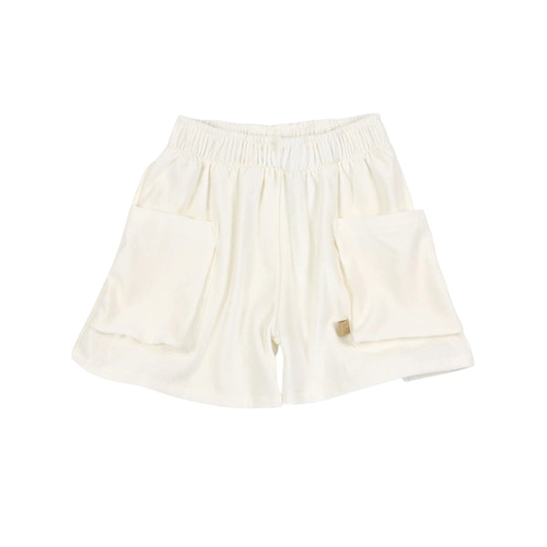 Bermuda bianco per neonato Bamboom 1137TE00066 OFFWHITE 