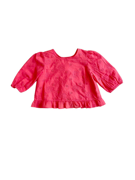 Blusa geraneo con ricami per neonata e bambina Zhoe & Tobiah ROD1 338 