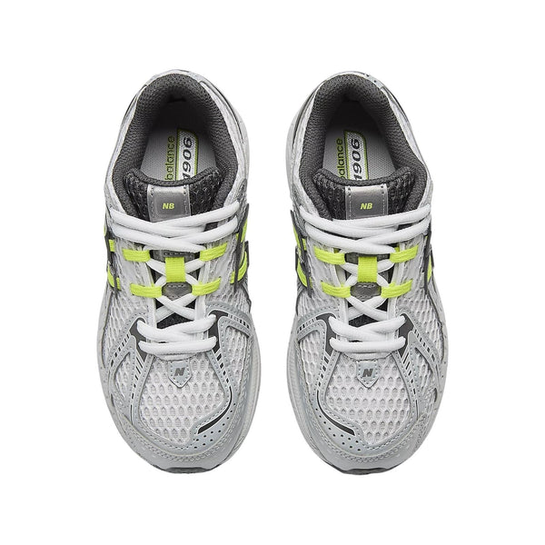Sneakers 1906 grigia con dettagli fluo per bambini New Balance P1906 62Y 