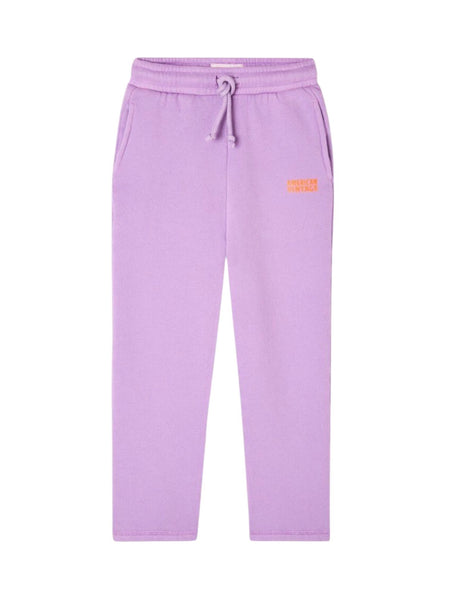 Pantalone in felpa lilla per neonata e bambina American Vintage KIZU05A VINTAGE PARME 
